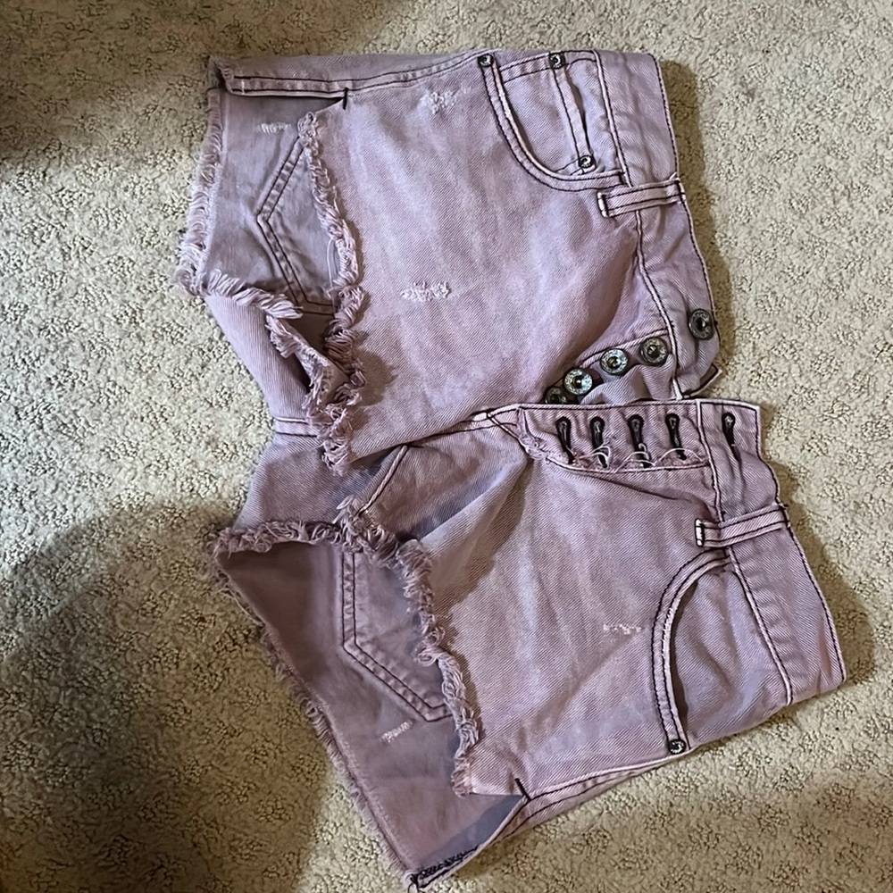 Free people purple shorts